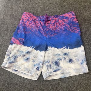 George Blue & Pink Polyester Swimming Board Shorts Trunks XL 40”-42”